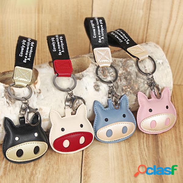 Porco bonito chaveiro chaveiro bolsa Bolsa Pingente