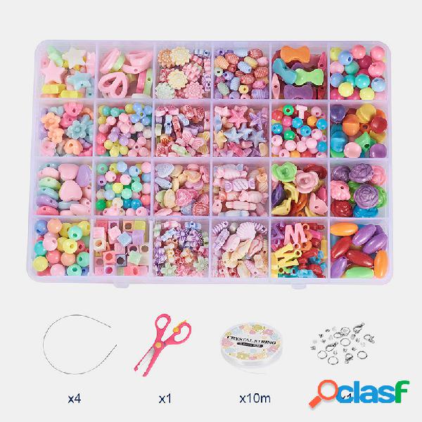 Pulseira colar de jóias diy material de produção contas
