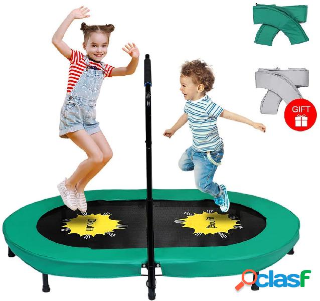 Trampolim para crianças e adultos com alça ajustável,