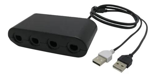4 Porta Para Usb Gamecube Controlador Adaptador Conversor Pa