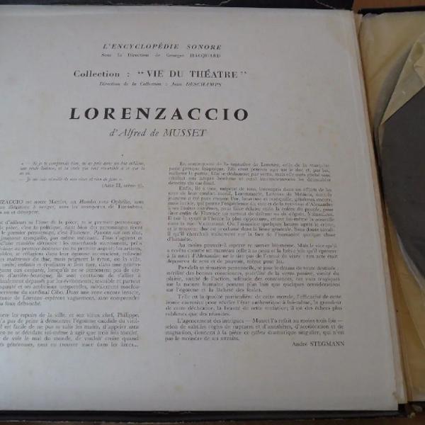 Alfred De Musset - Lorenzaccio Lp Vinil Box 3 Lps Importado