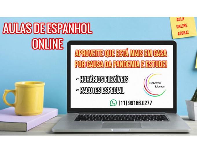 Aulas de Espanhol Online