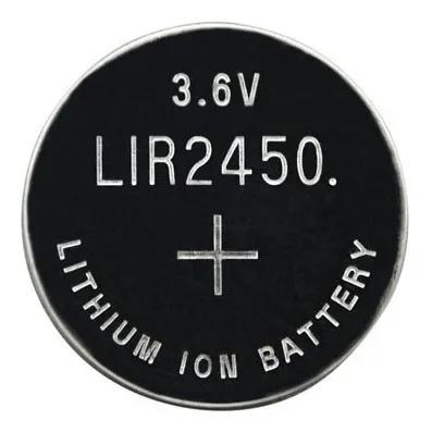 Bateria L I R 2450 Recarregável Li-on 3,6v Lithium Lir
