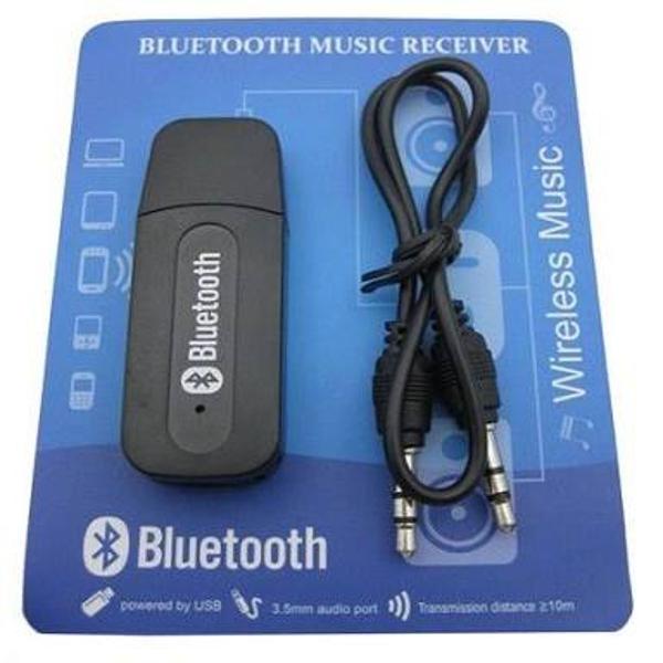 Bluetooth usb p2 com entrada auxiliar p2