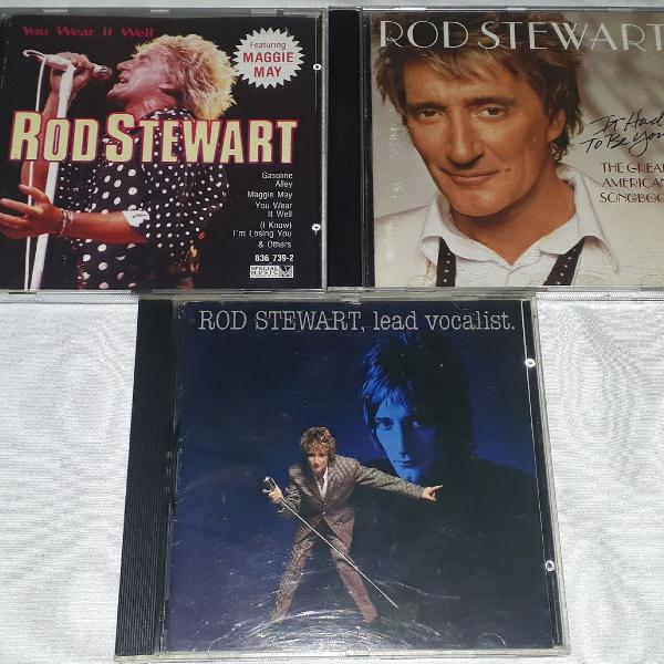 Combo 3 cds Rod Stewart ( Impecáveis)