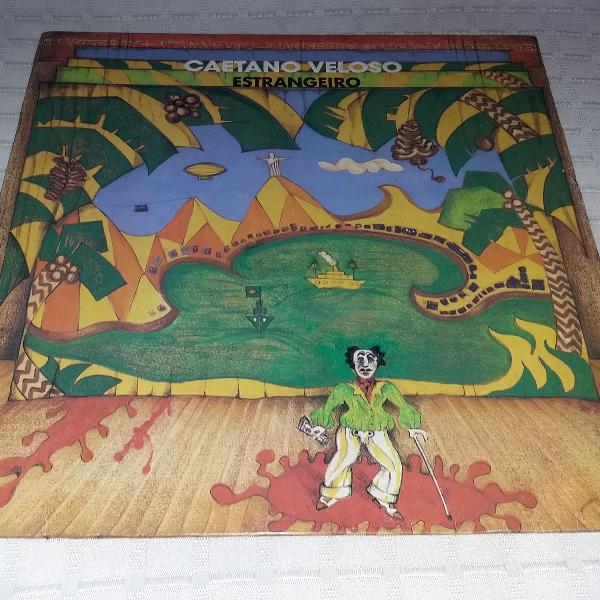 Disco de Vinil Caetano Veloso - Estrangeiro - com encarte -
