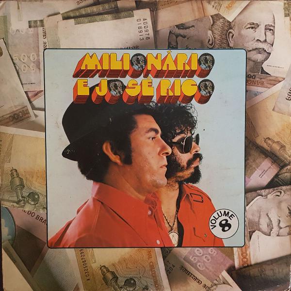 Disco de vinil (LP) Milionário e José Rico Volume 8