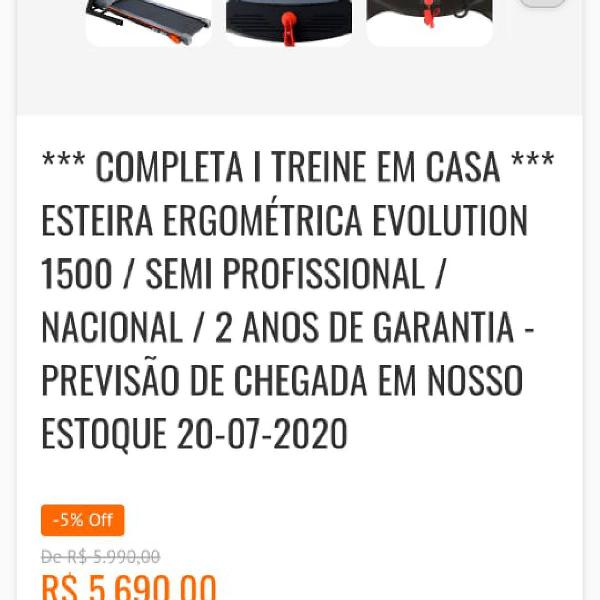 Esteira profissional