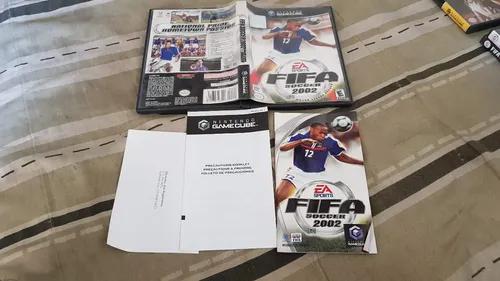 Fifa 2002 Soccer Só Caixa + Manual + Panfleto Do Game Cube