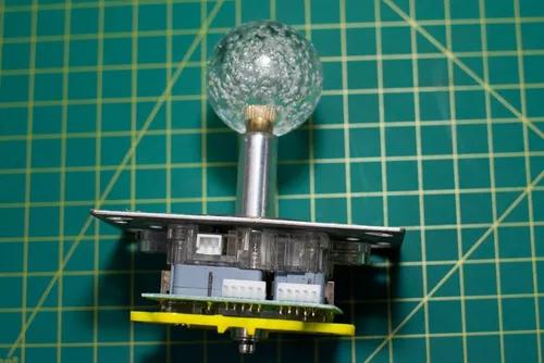 Joystick 8 Vias Arcade Ball Multi Color Iluminado Rgb