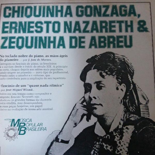 LP Vinil- Chiquinha Gonzaga, Ernesto Nazareth &amp; Zequinha