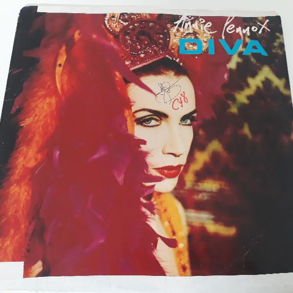 Lp Vinil Annie Lennox Disco com Encarte 1992 Pop Rock inclui