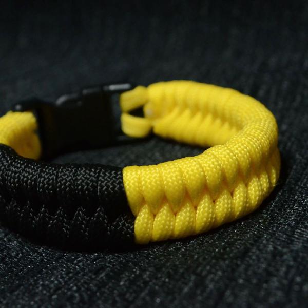 Pulseira Jiu Jitsu - Artes Marciais - Lutas - Faixa Amarela