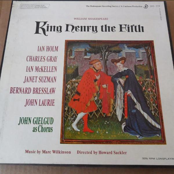 Shakespeare King Henry The Fifth - Ian Holm 4 Lps Vinil Box