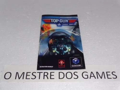 Somente O Manual Do Jogo Top Gun Combat Zones P/ Game Cube