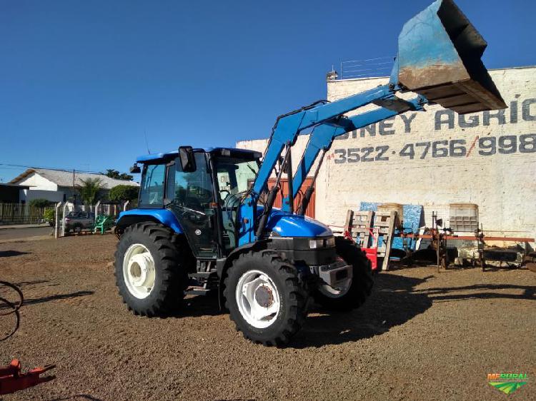 Trator New Holland TL 80 4x4 ano 01
