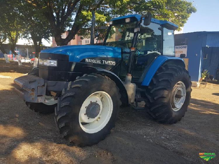 Trator New Holland TM 135 4x4 ano 05