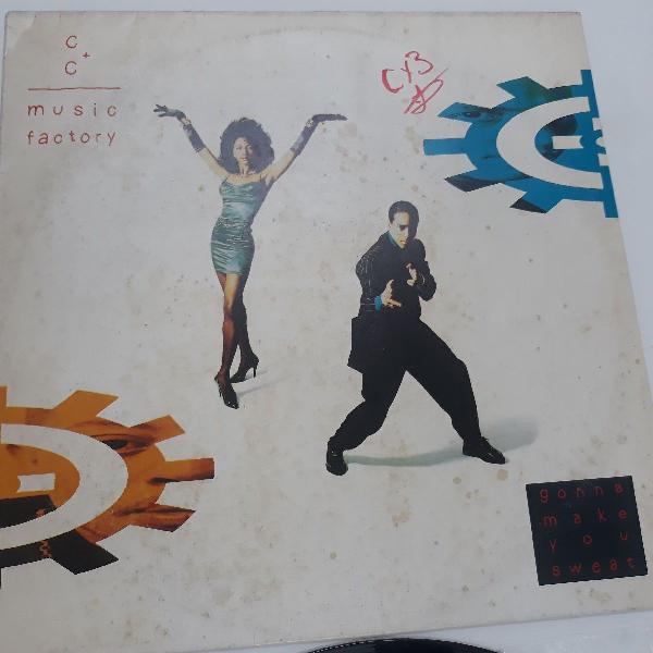 Vinil C &amp; C Music factor LP 1990 Promo rock Soul funk