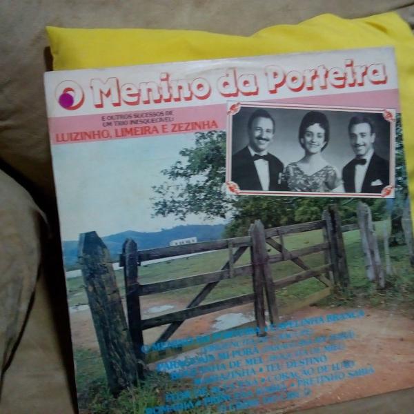 Vinil- Luizinho, Limeira E Zezinha-o Menino Da Porteira-1986