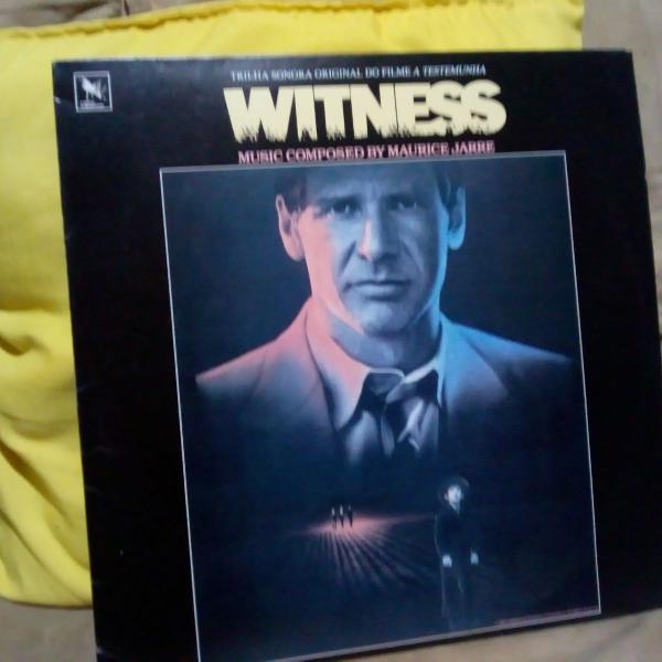 Vinil - Witness - A Testemunha - 1985 - Trilha Do Filme