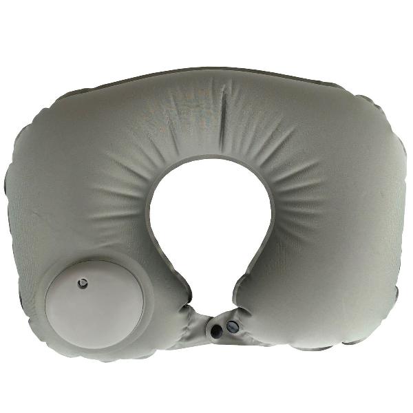 almofada travesseiro inflável de pescoço de viagem avião