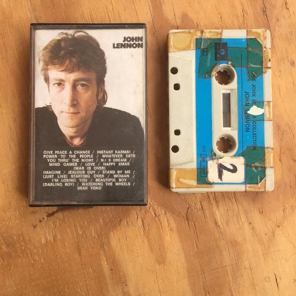 fita k7 john lennon, edição de 1982