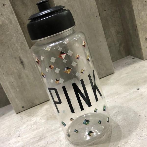 pink squeeze garrafa de água 1 litro