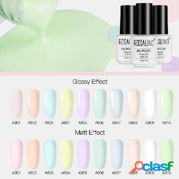 10 Cores Profissional Unhas Cola Polonesa Macaron Cola