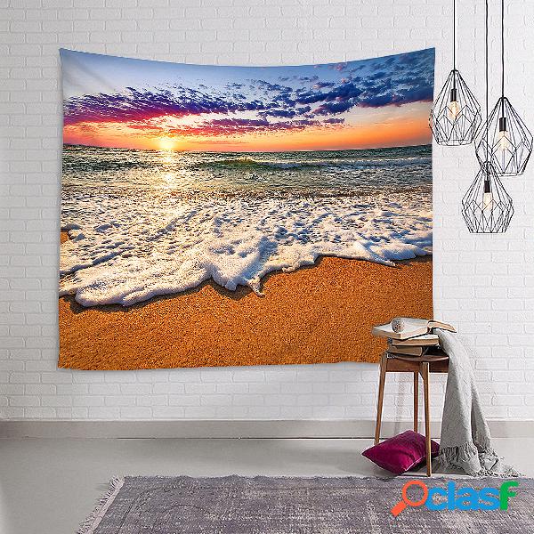 150 * 130 cm / 150 * 210 cm nascer do sol Praia oceano