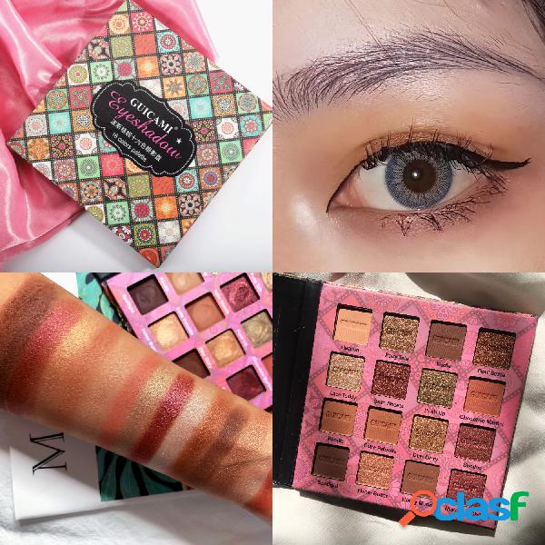 16 cores fosco cor da terra da sombra rosa pérola sombra