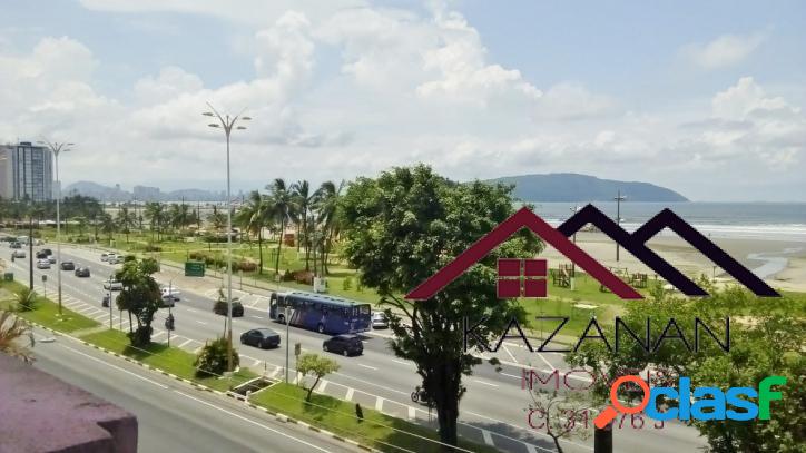 2 Dorm c/ 1 suíte 70m² 1 vaga no Itararé (frente ao mar)