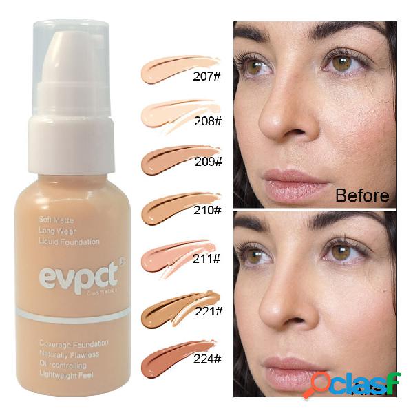 30ml Fundação Matte Óleo creme impermeável corretivo BB