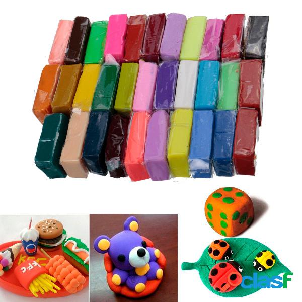 32 cores Polymer Clay Fimo Block Modelagem de moldagem