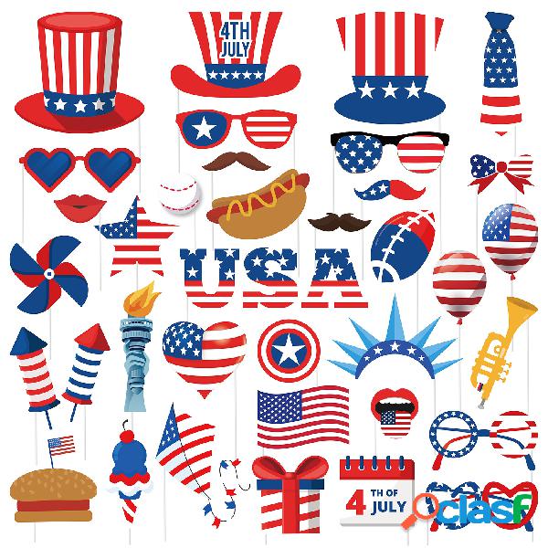 4 de julho dia da independência americana 38 peças