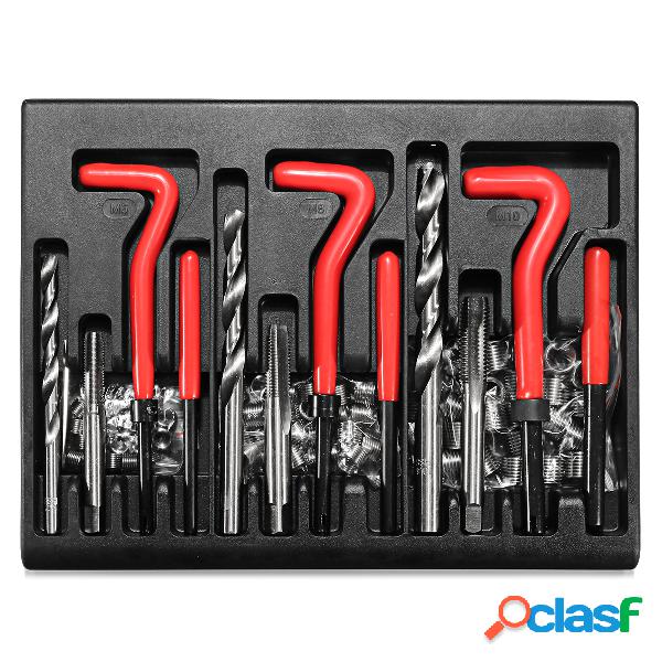 88 Pcs Ferramenta de Reparo de Rosca Helicoil Metric