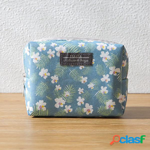 Armazenamento cosmético bonito portátil Bolsa compõem os