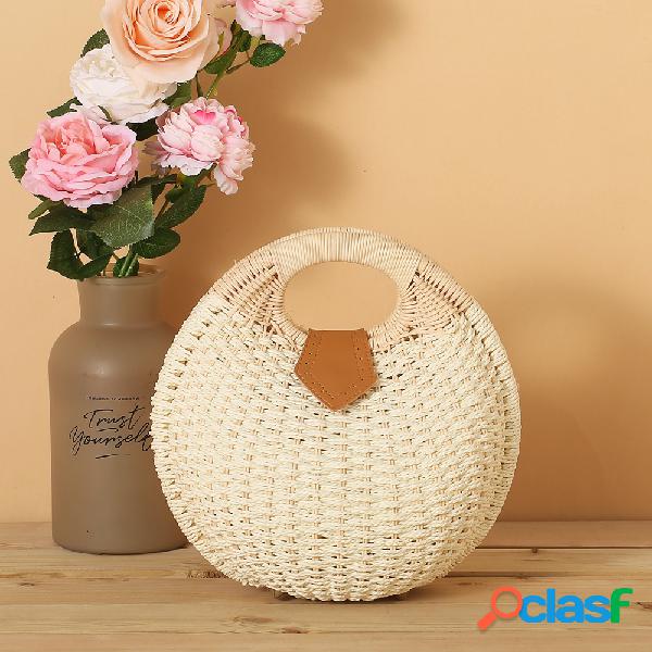 Bolsa de Palha Rotim Modelo de Ninho Feminina