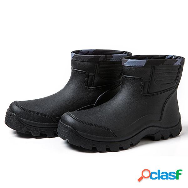 Botas de água ao ar livre confortável resistente ao