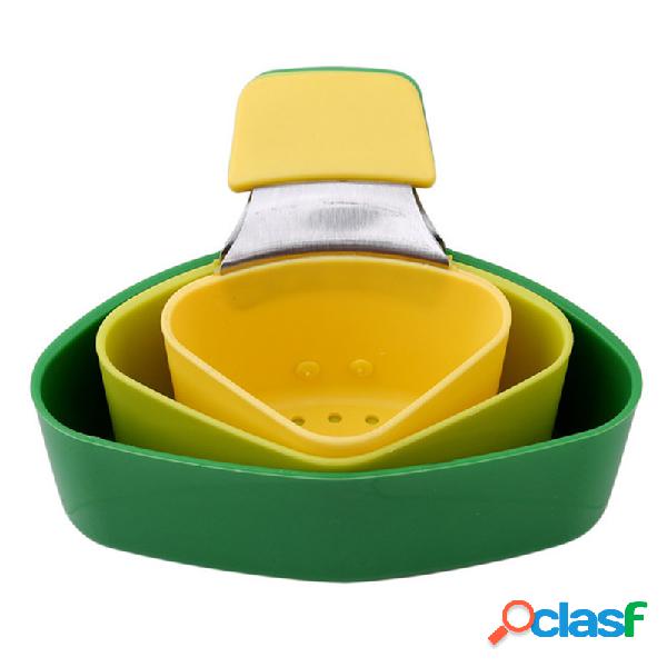Cesto Criativo De Cozinha De Três Peças Pequenas Para