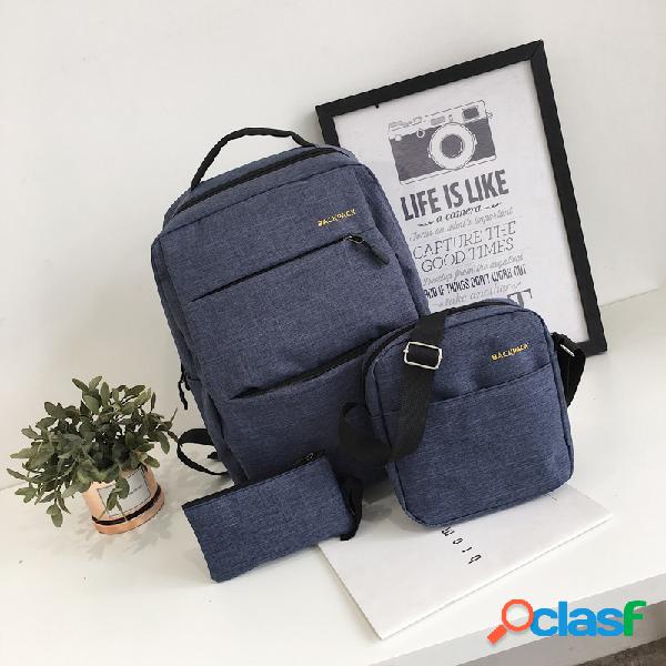 Computador de mochila de negócios de mochila de três