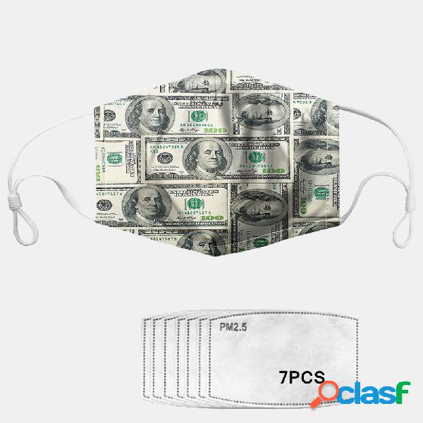 Conjunto de junta de 7 peças Daisy PM2.5 Máscaras Dollar