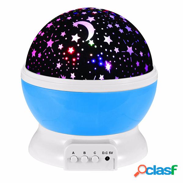 DecBest Romantic Rotating Spin Night Light Projetor Cosmos