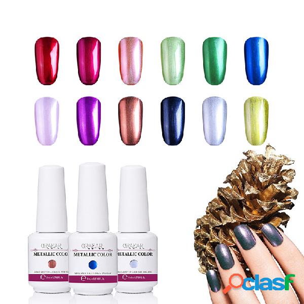 Espelho metálico Prego Polonês Gel Unhas Polonês Shell