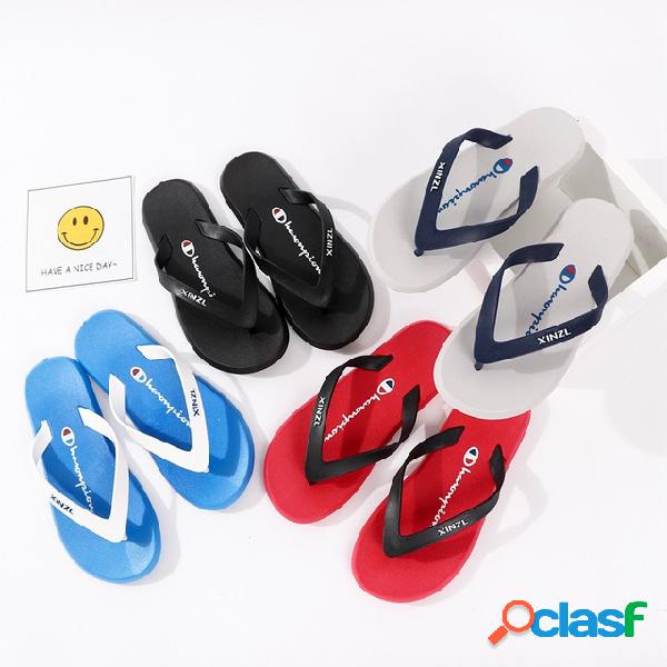Flip Flops Masculina Temporada Novos Chinelos Ao Ar Livre