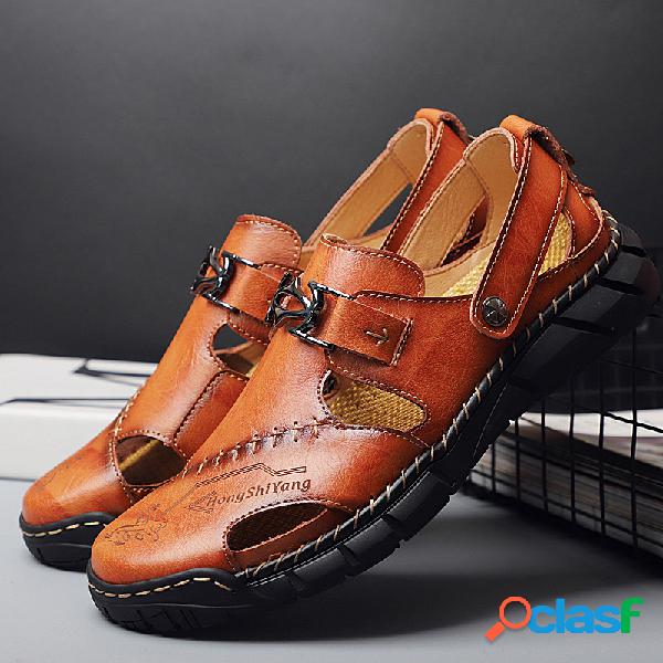 Homens Classic Costura à mão Conforto Ao ar livre