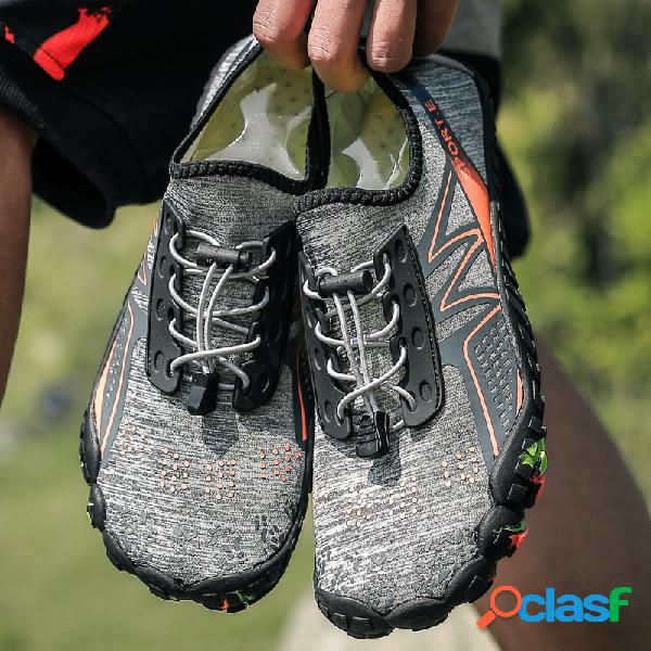 Homens Água Drenável Super Soft Água De Mergulho Sapatos