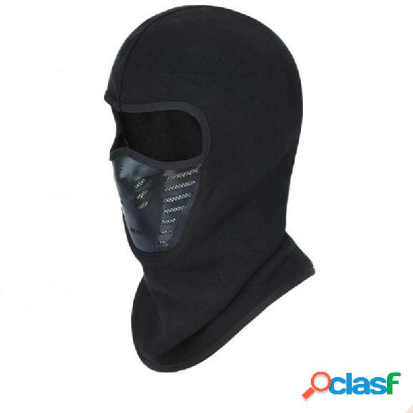 Lã de Inverno Masculina Respirável Com Boca De Malha