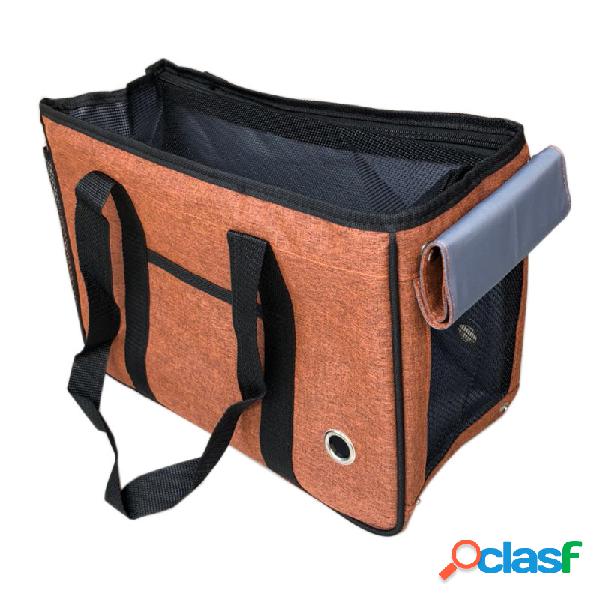 Material de Lona Pet Bolsa Animal de Estimação Respirável