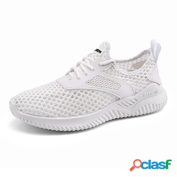Men Mesh Breathable Light Weight Sport Casual Shoes