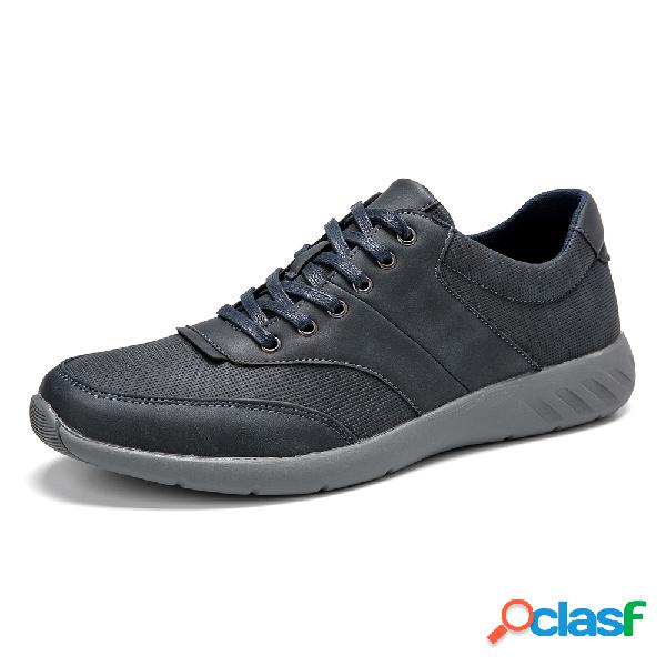 Menico Homens leve Soft amarrar sapatos de caminhada